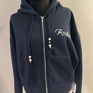 14 12 Rodeo hoodie Navy Blue Women's Hoodie